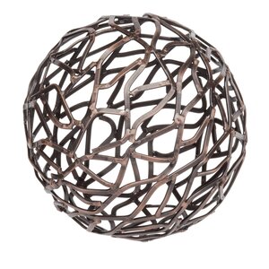 Whitman Metal Sphere Sculpture