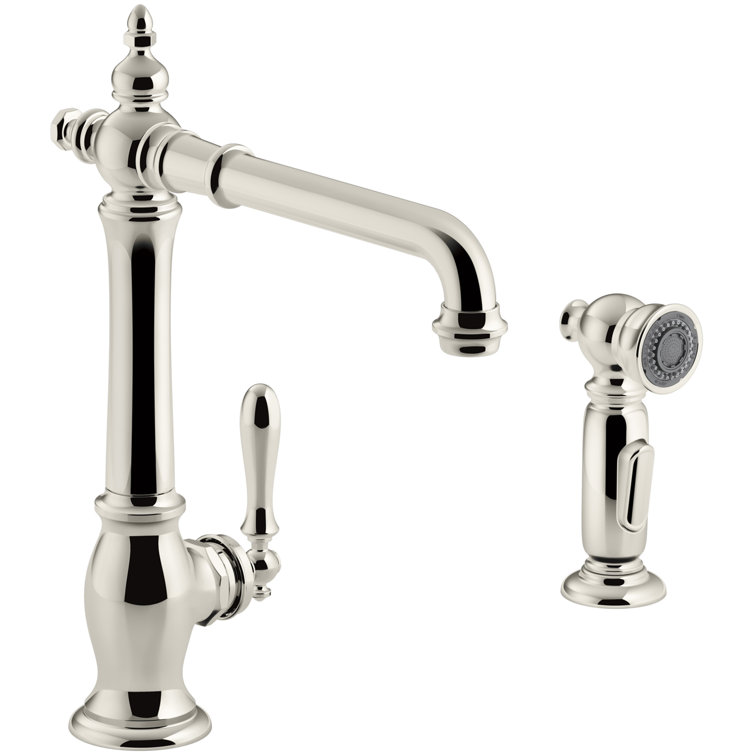 Artifacts® Single Handle Kitchen Sink Faucet with Accessories