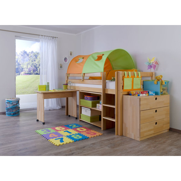 Roomie Kidz Hochbett Giordano Mit Mobelset 90 X 200 Cm Wayfair De