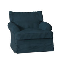navy glider and ottoman set