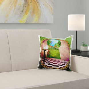 Alice In Wonderland Furniture Wayfair Through The Keyholes Alice In Wonderland Pillow Cover