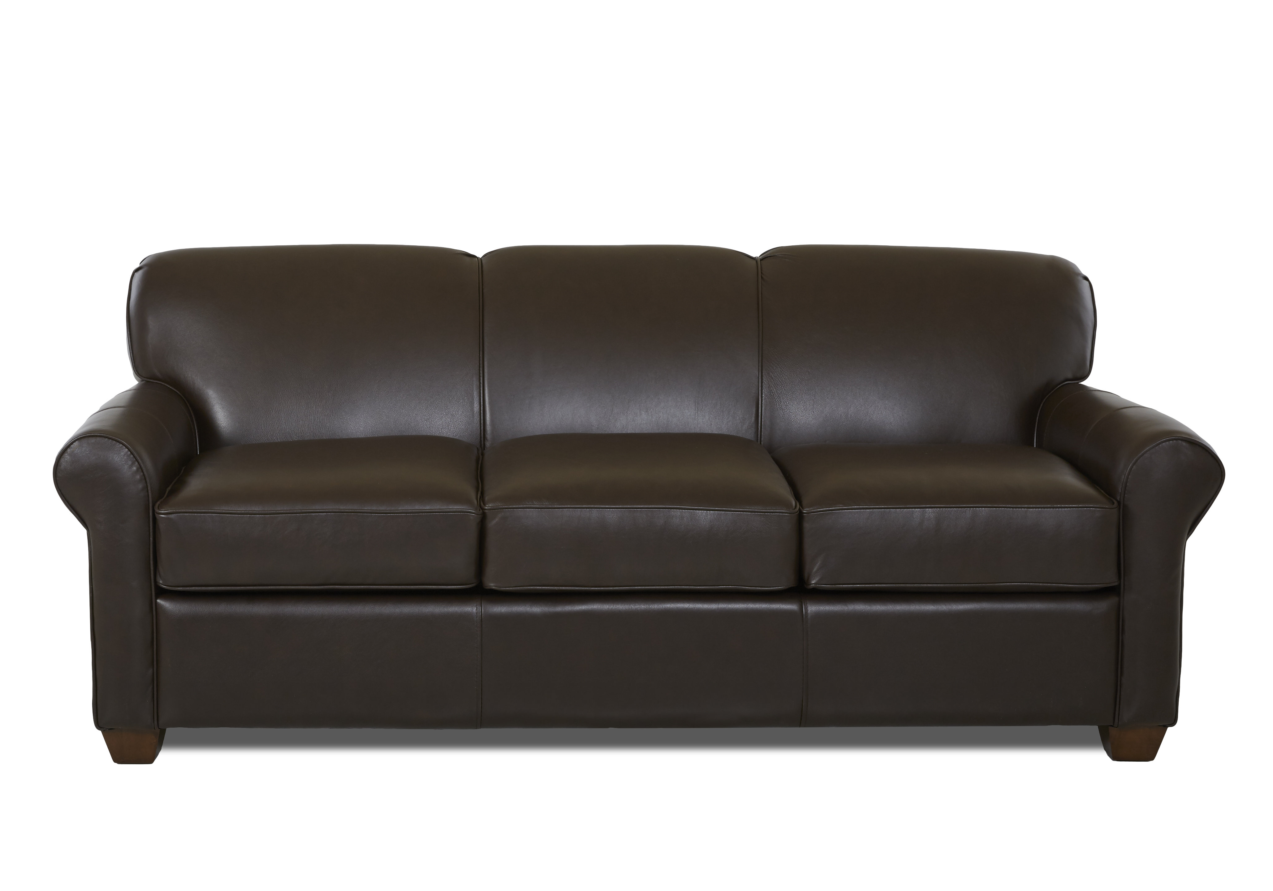 Jennifer Leather 81 Rolled Arms Sofa Bed Reviews Joss Main Jennifer Leather 81 Rolled Arms Sofa