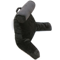 black bed rest pillow