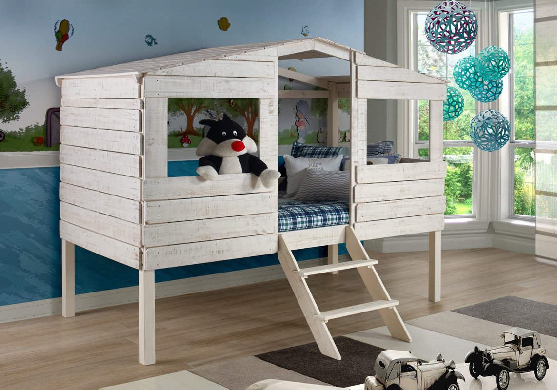 Donco Kids Tree House Twin Low Loft Bed Reviews Wayfair - Defaultname donco kids tree house twin low loft bed reviews wayfair - defaultname