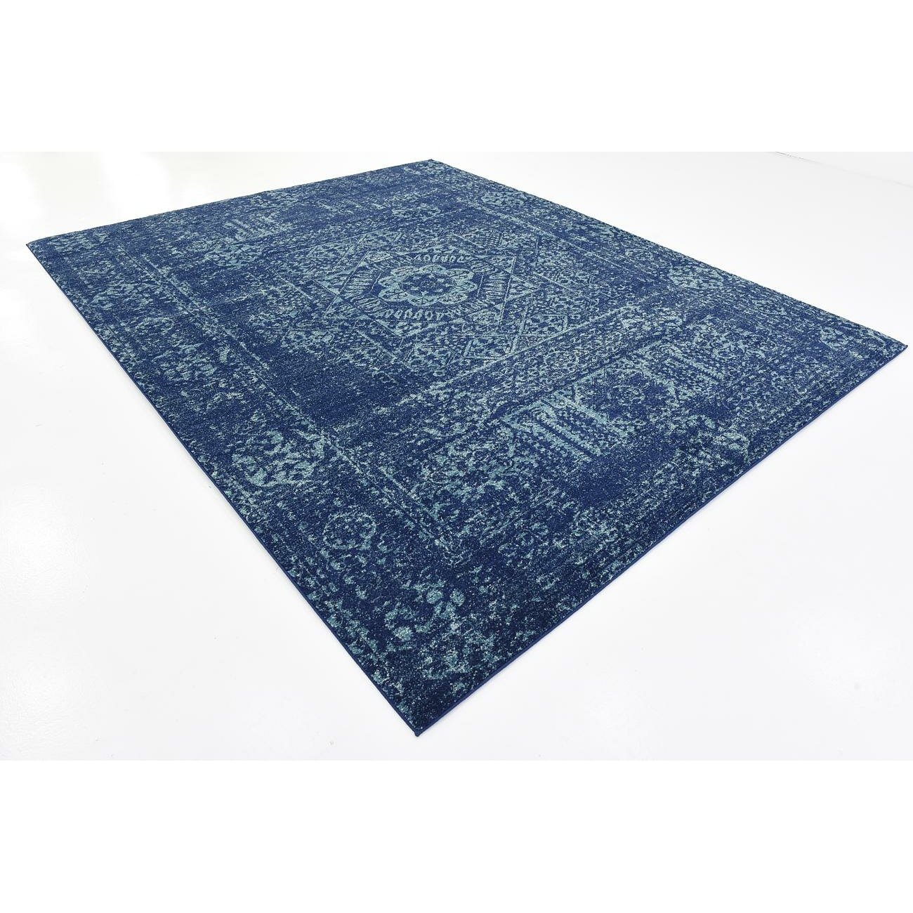 Noan Navy Blue Area Rug & Reviews | Birch Lane