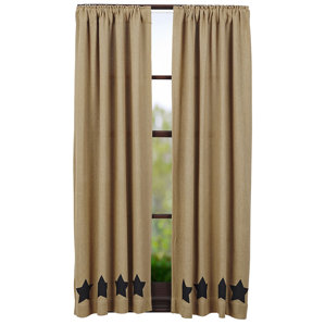 burlap curtains you'll love | wayfair burlap curtains you'll love | wayfair
