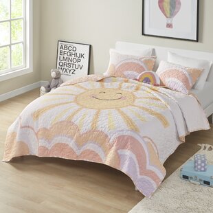 spectrum blush ombre reversible duvet cover and pillowcase set