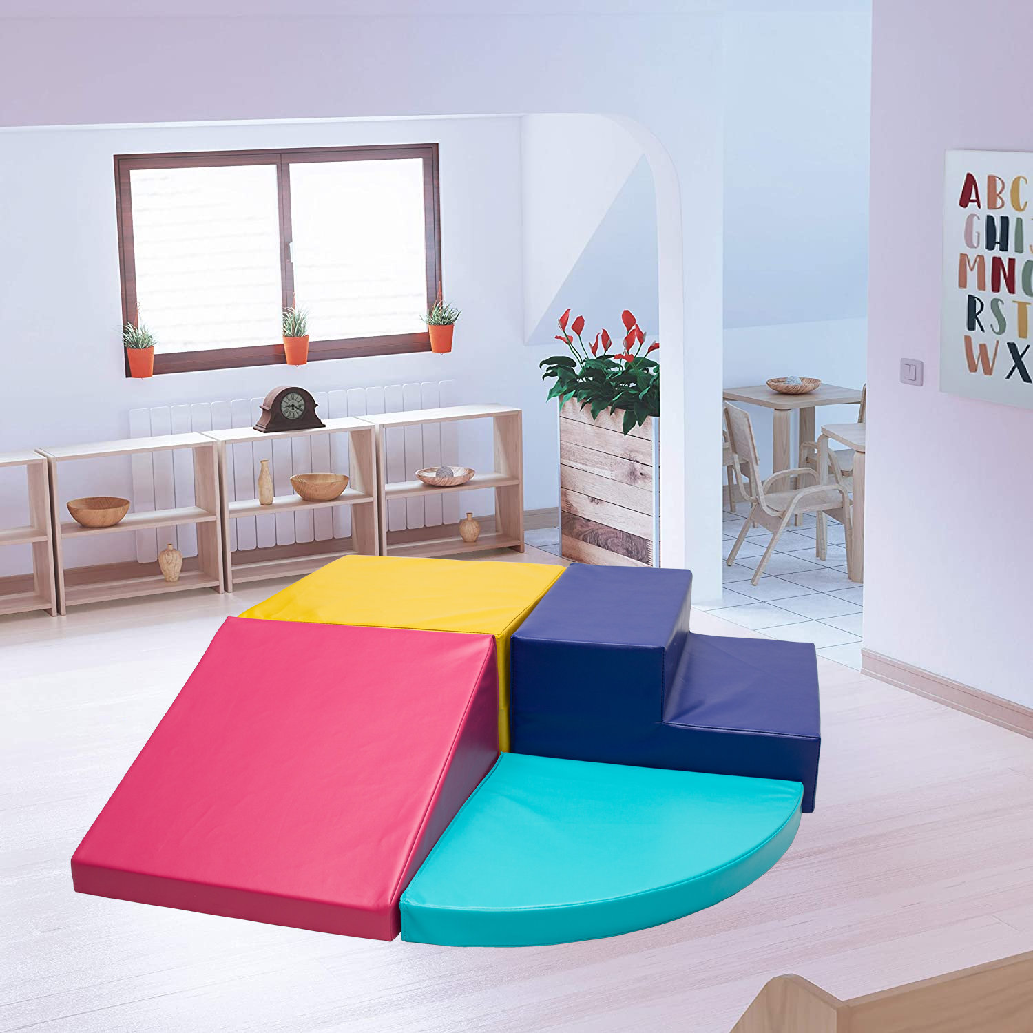 Odaof 4 Pieces Climbing Toys for Toddlers, Lightweight Couch Kids for