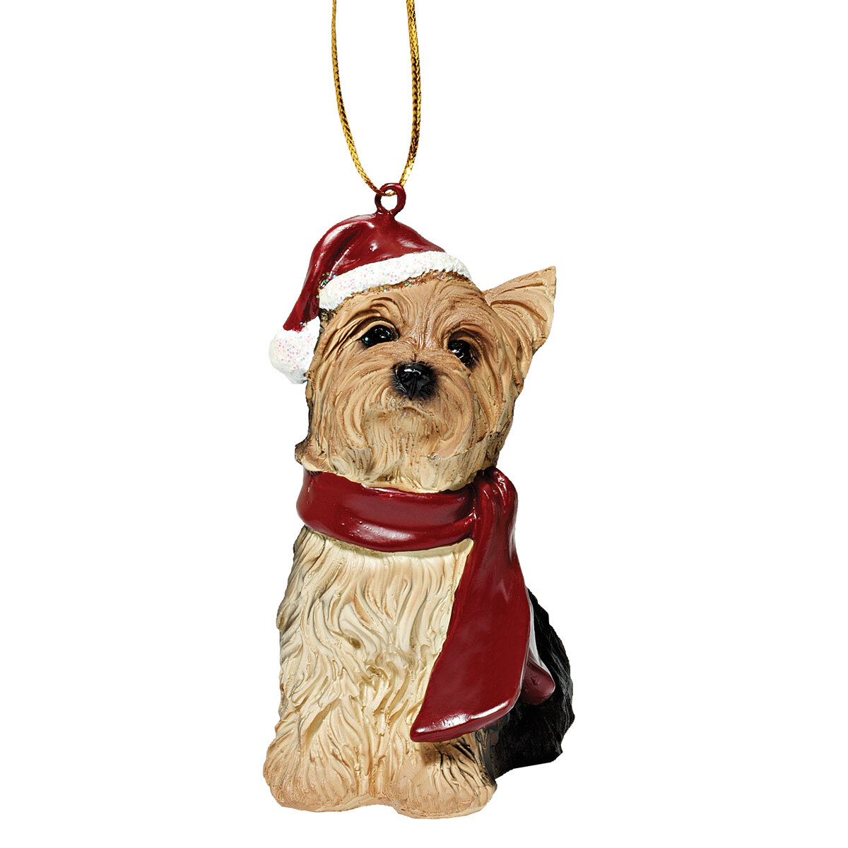 yorkie dog ornaments