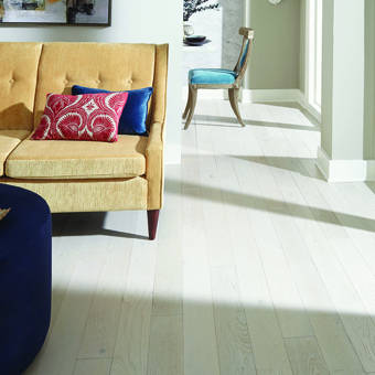 Bruce Flooring Hydropel Hickory 7 16 Thick X 5 Wide X Varying Length Waterproof Engineered Hardwood Flooring Wayfair