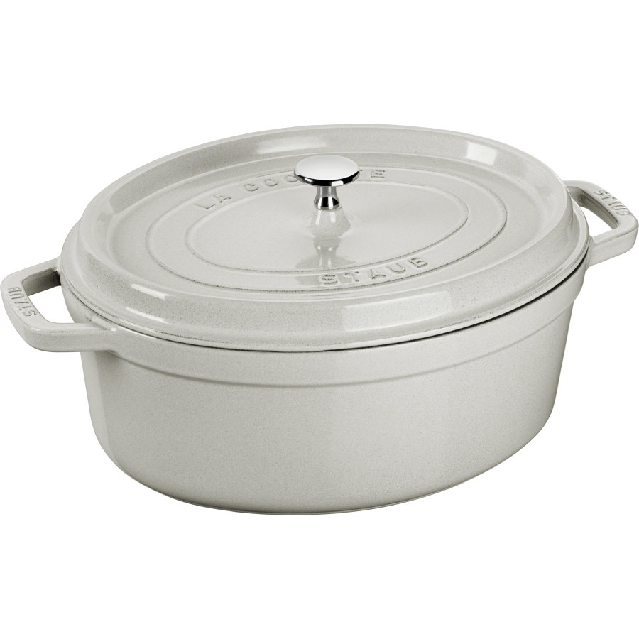 Staub Cast Iron 7 Qt. Non-Stick Oval Dutch Oven