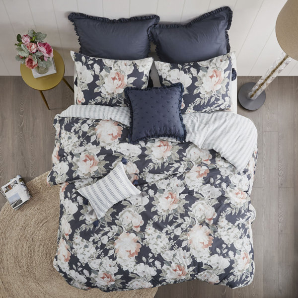Dark Blue Comforter Set Wayfair