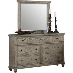 Go to store & view more images Lorsworth 7 Drawer Double Dresser with Mirror by Greyleigh