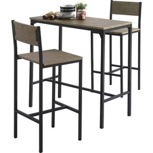 3-tlg. Bartisch-Set Delevan von Hokku Designs