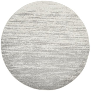 5 6 Round Rugs You Ll Love Wayfair Mcguire Ivory Silver Area Rug