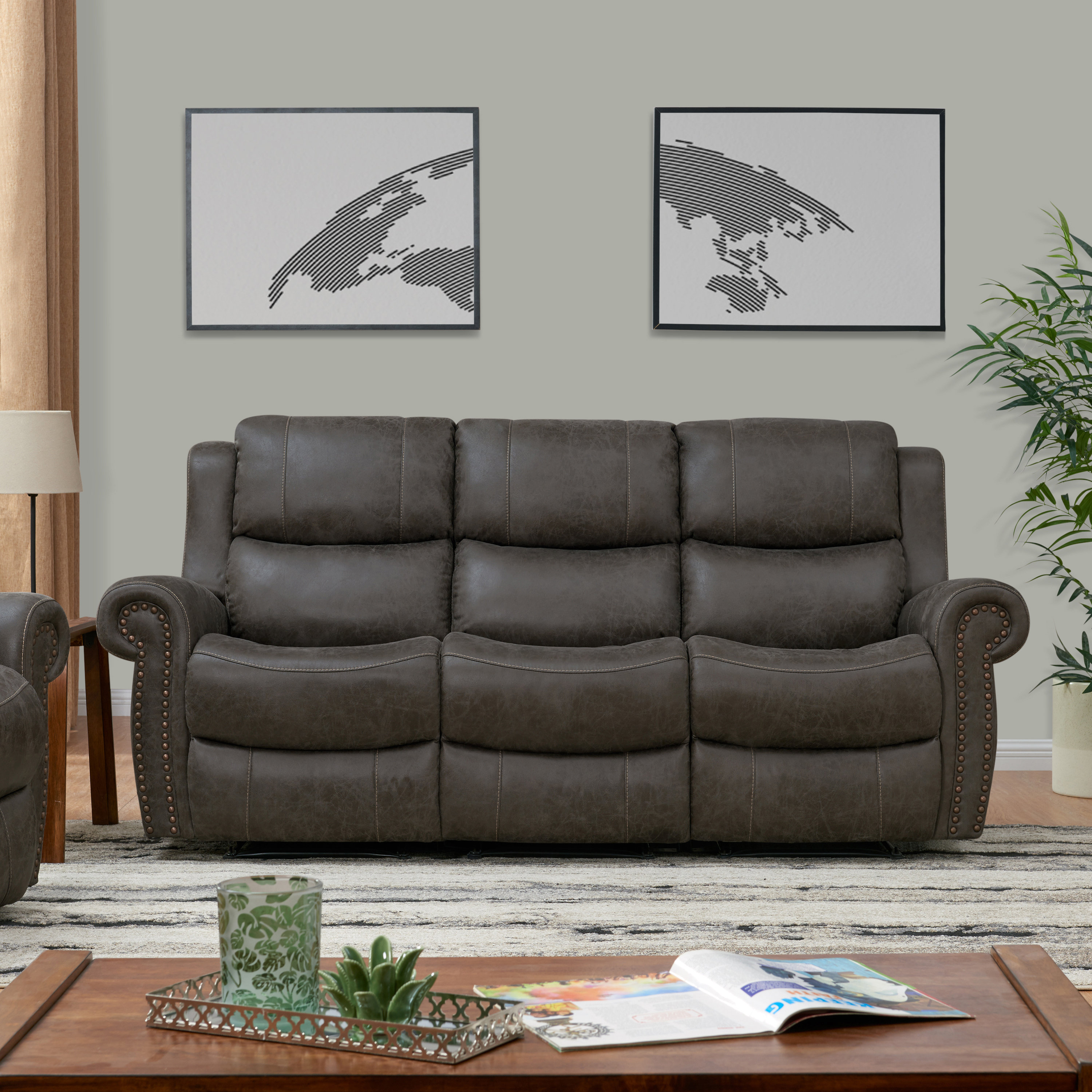 Canora Grey Rolled Home Theater Sofa Row Of 3 Wayfair Canora Grey Rolled Home Theater Sofa