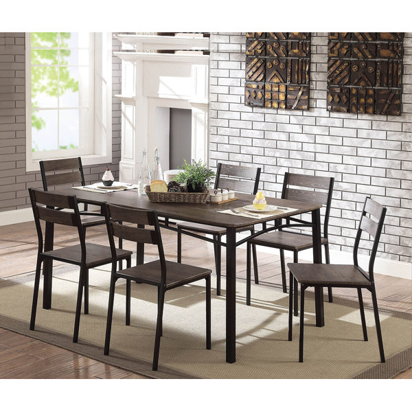 Williston Forge Tunstall 7 Piece Dining Set Wayfair