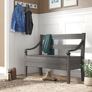 Go to store & view more images Charlton Home Rogowski Wood Storage Bench
