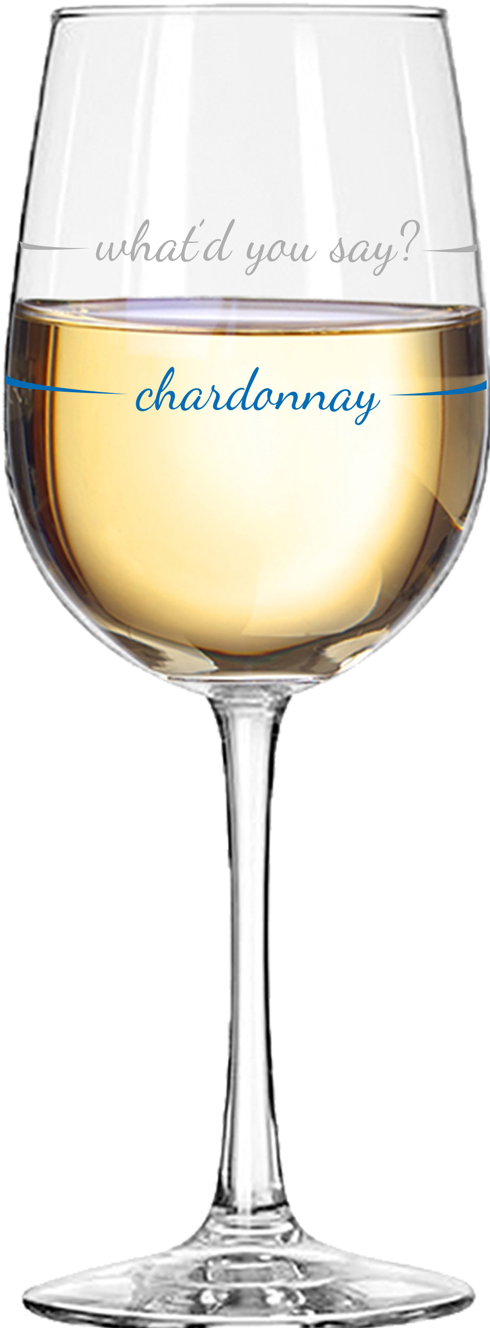 Trinx What''d You Say? Stemmed Wine Glass | Wayfair