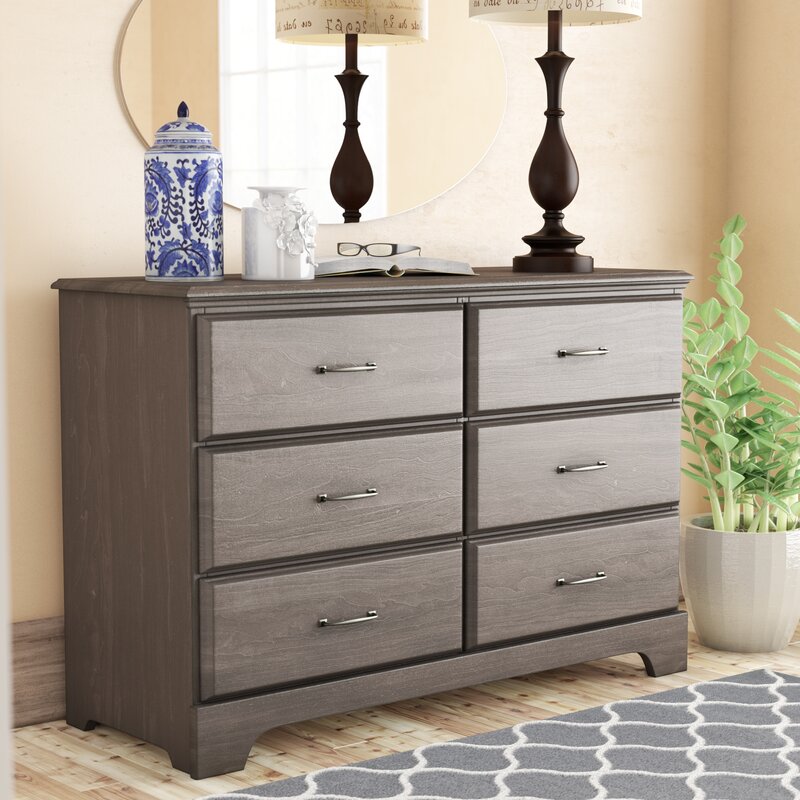 Grovelane Teen Ciara 6 Drawer Double Dresser Reviews Wayfair