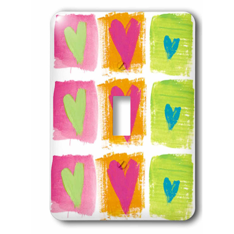 3drose Switch All Hearts 1 Gang Toggle Light Switch Wall Plate Wayfair