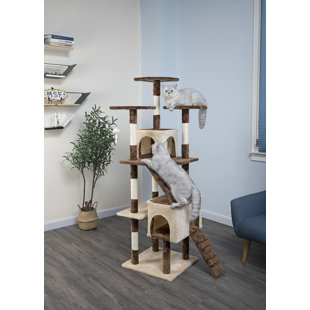 assembled cat trees