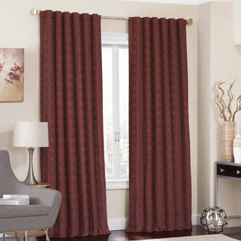 George Oliver Cardone Shrink Yarn Geometric Room Darkening Grommet Curtain Panels Reviews Wayfair