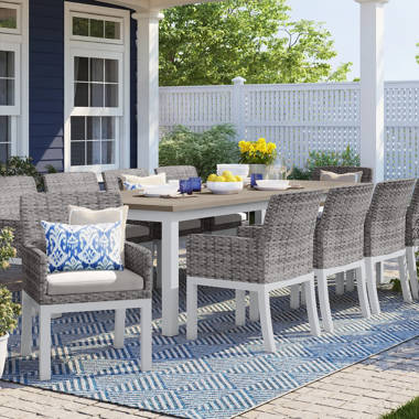 cream bar table and stools