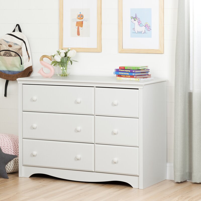 south shore angel changing table with drawers