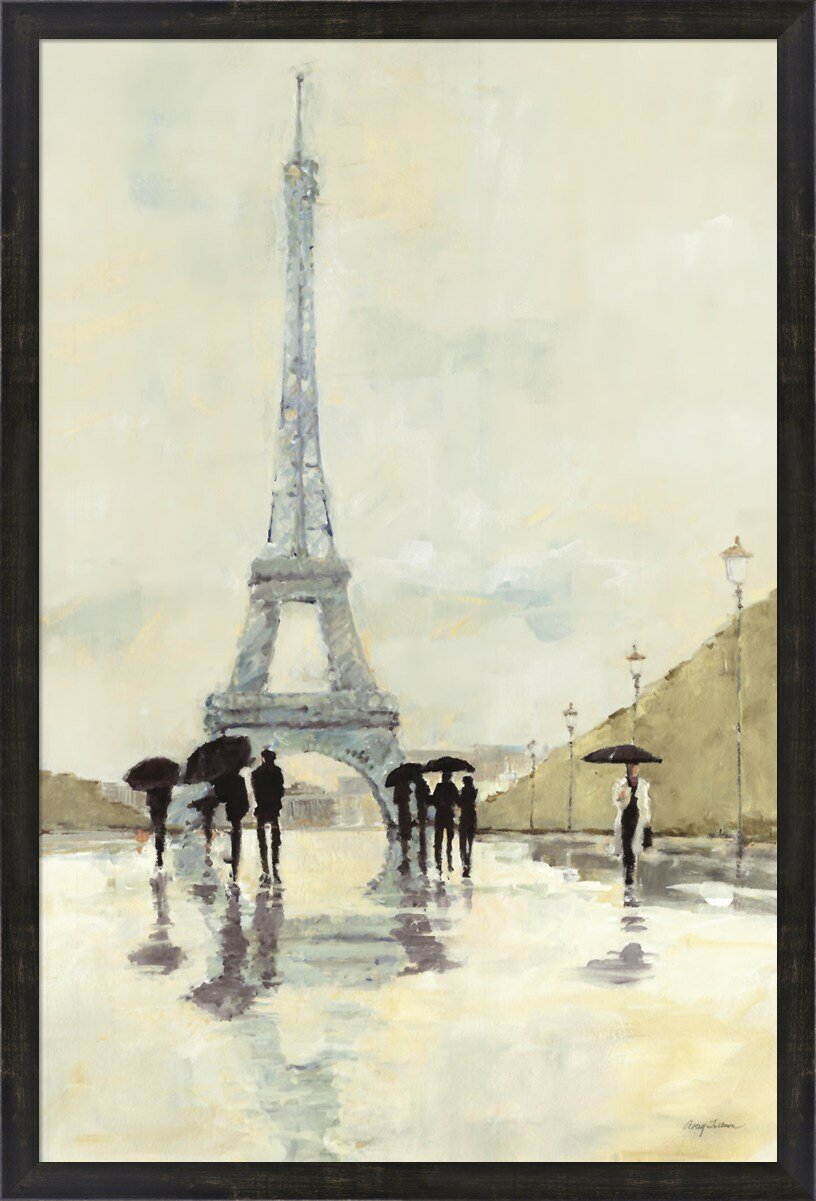 Evive Designs April In Paris By Avery Tillmon Framed Painting Print Wayfair