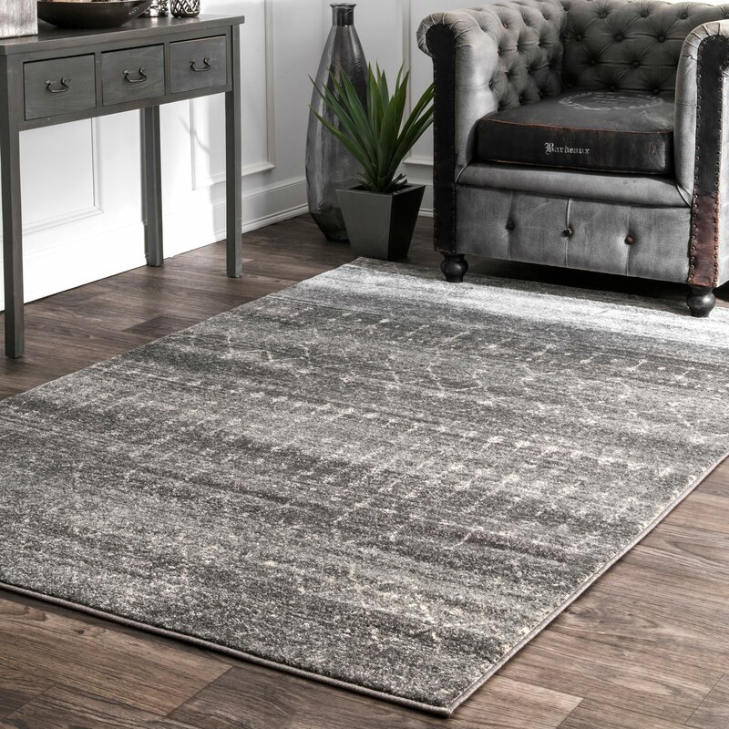 Mistana Clair Dark Grey Rug & Reviews | Wayfair.co.uk