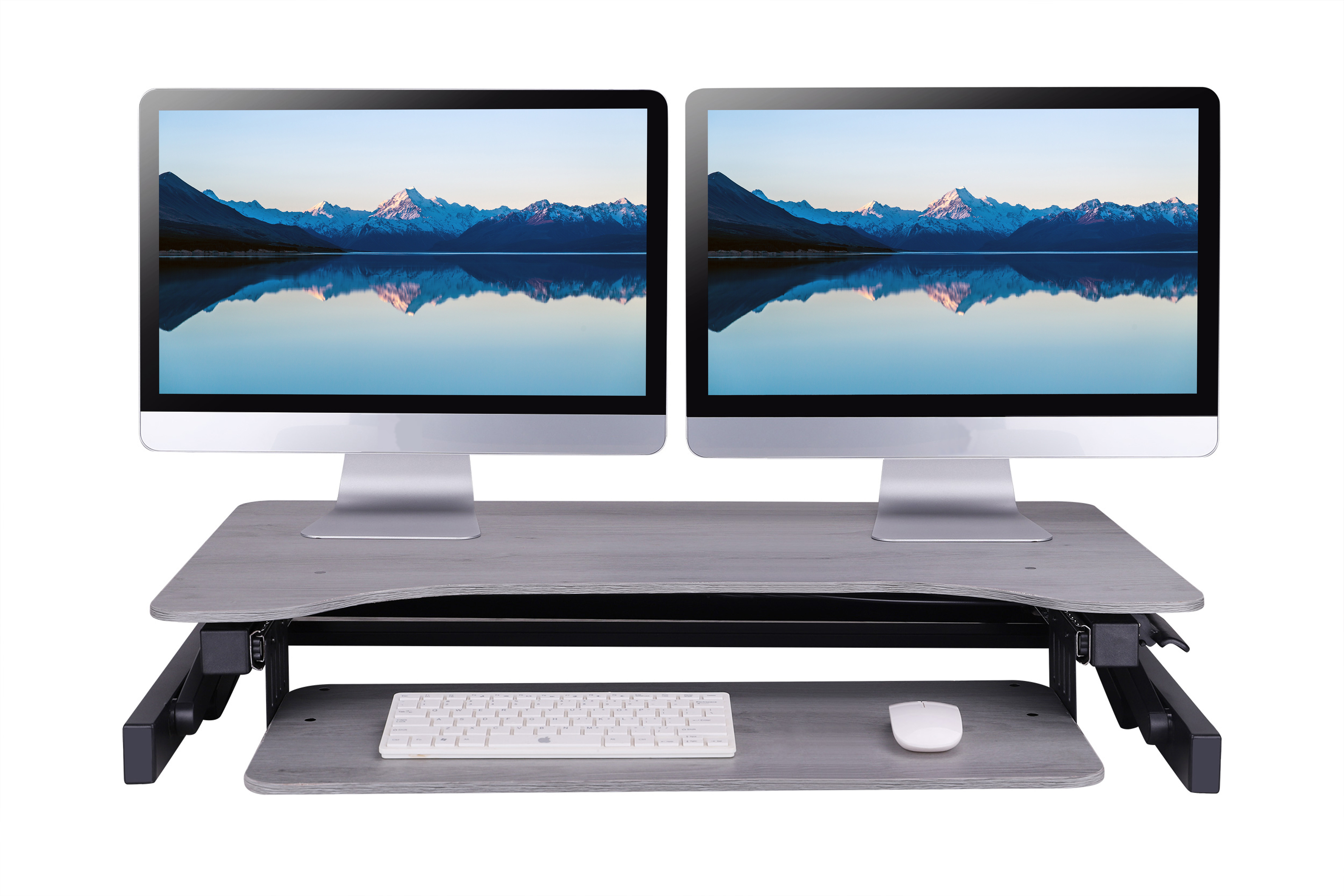 Latitude Run® Recolco Height Adjustable Standing Desk Converter Wayfair