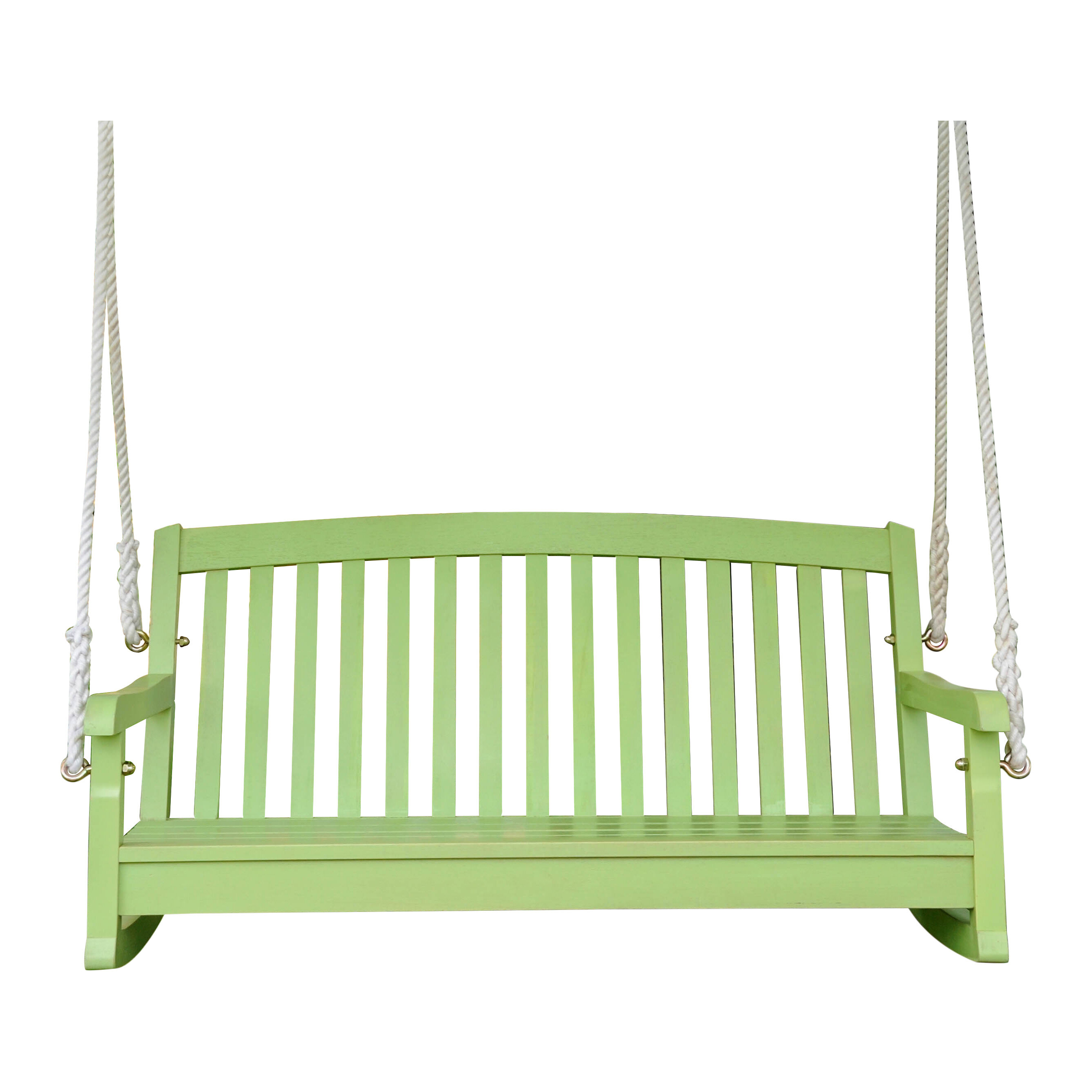 green porch swings