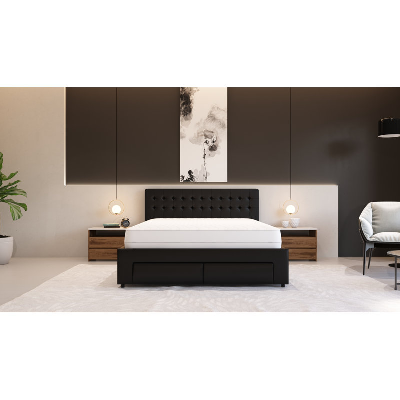 Ebern Designs Anuraj Tufted Upholstered Low Profile ...