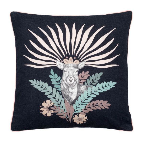 Madura Fawn Cotton Throw Pillow Cover Perigold