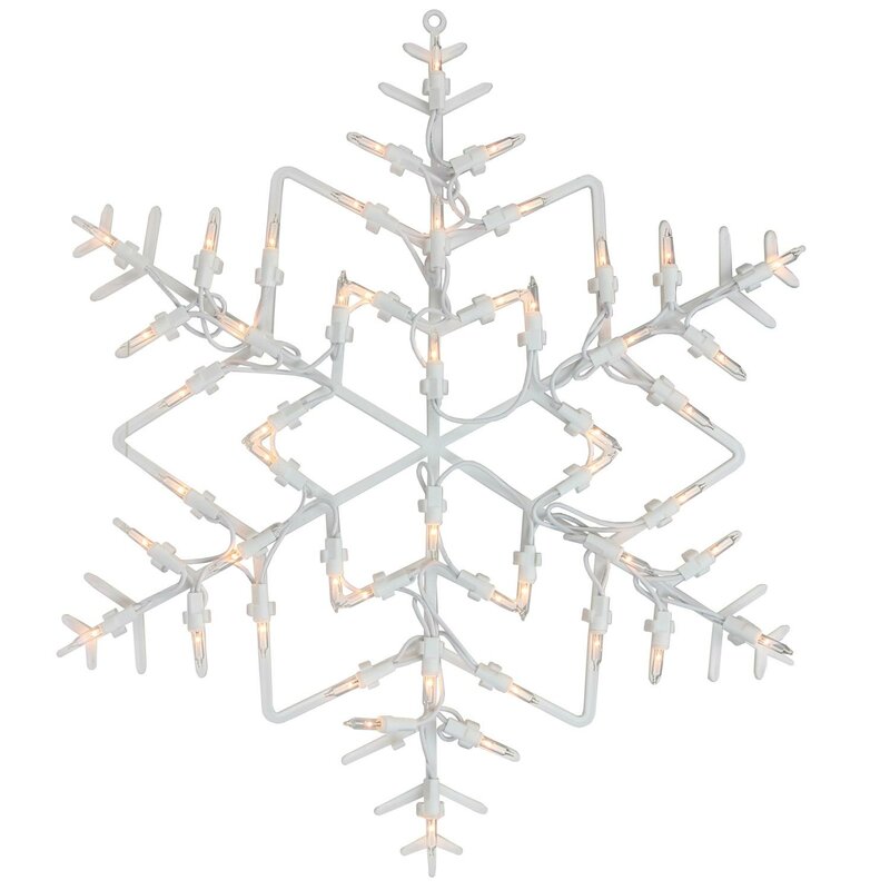 The Holiday Aisle Snowflake Christmas Silhouette Decoration 35