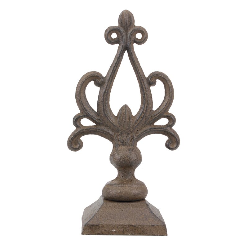 Rustic Cast Metal Pedestal Sculpture & Reviews | Birch Lane