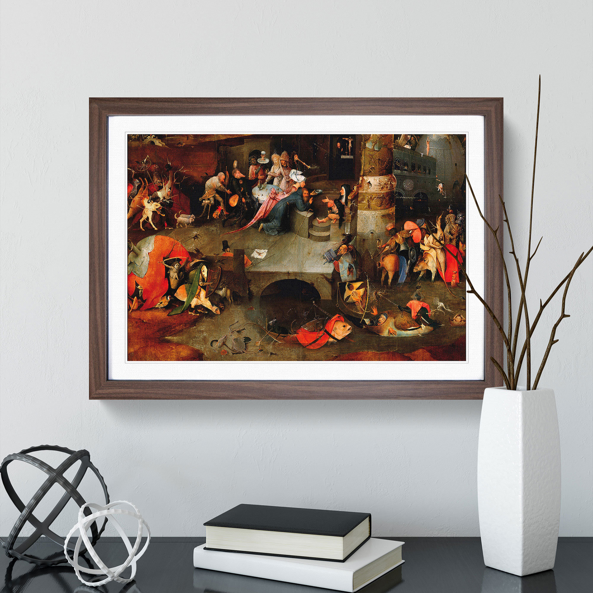 East Urban Home The Temptation of St Anthony by Hieronymus Bosch