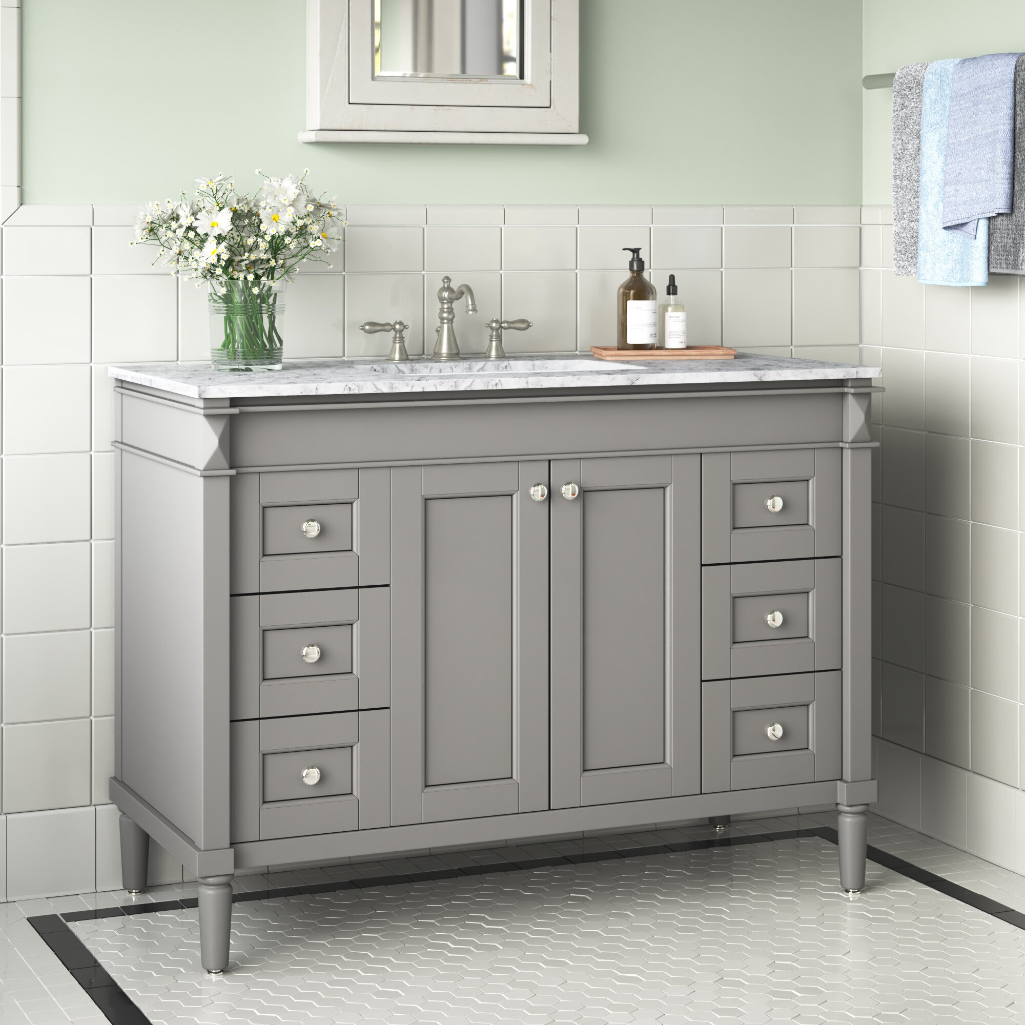 Andover Mills Sproule 48 Single Bathroom Vanity Set Reviews Wayfair