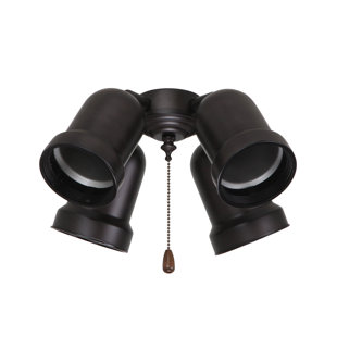 Best 4-Light Branched Ceiling Fan Light Kit By Latitude Run Ceiling Lights 4-Light Branched Ceiling Fan Light Kit By Latitude Run Ceiling Lights