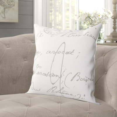 Landes Cotton Pillow Cover Lark Manor Size: 22" H x 22" W x 0.25" D, Color: Neutral\Gray