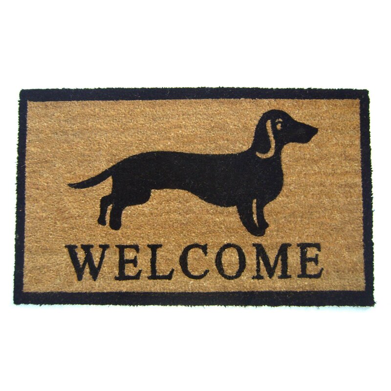 Red Barrel Studio Camillo Dog Welcome 30 In X 18 In Non Slip