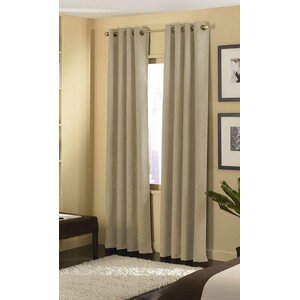 Cameron Solid Blackout Grommet Single Curtain Panel