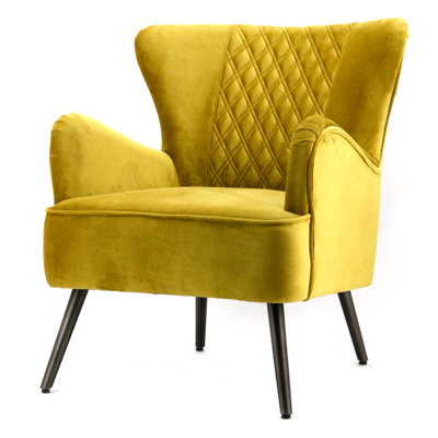 Mustard Yellow Velvet Chair | Wayfair The gamer chair, with a fine steel frame upholstered in woven fabric, has been designed by our team taking inspiration from the trend for putting all materials on view.