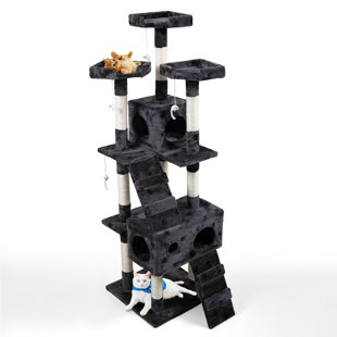 assembled cat trees