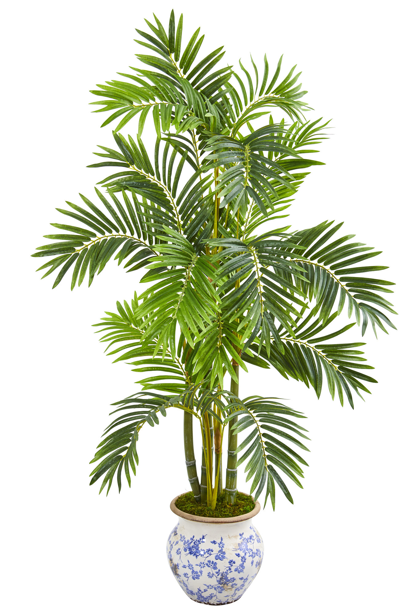 Bay Isle Home Artificial Palm Tree in Planter Wayfair