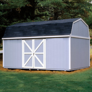 Berkley 10 ft. 10 in. W x 18 ft. 2 in. D Wooden Storage Shed