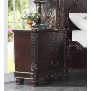 Go to store & view more images Treyton Solid Wood 3 Drawer Nightstand by Astoria Grand