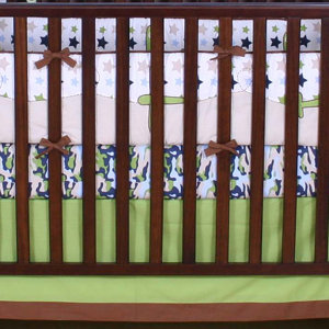 Camo Air Printed Fitted Crib Sheets (Set of 2)