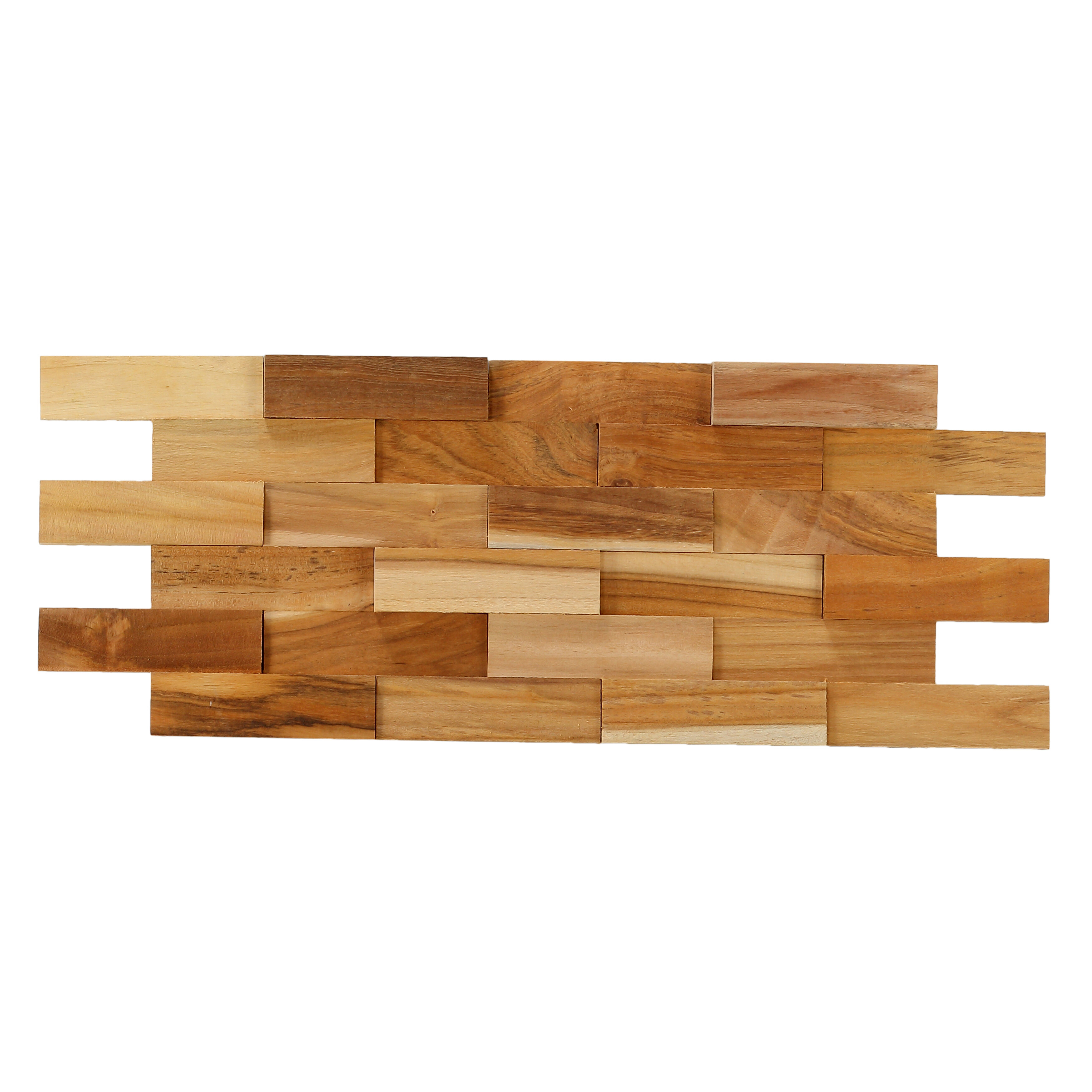 Baredecor Brick 3d Pattern Wood Tile In Brown Reviews Wayfair